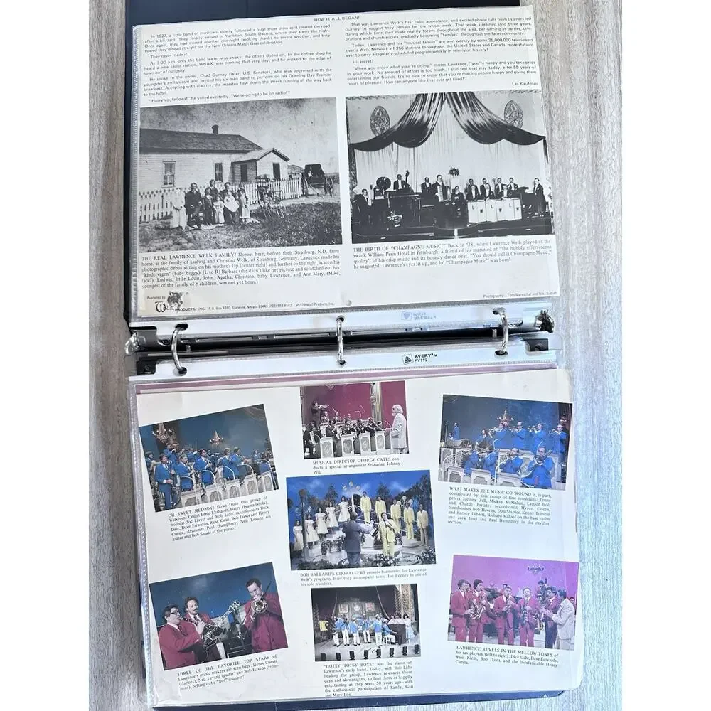 Rare Lawrence Welk & Myron Floren Memorabilia Archive Calendars Photos Programs